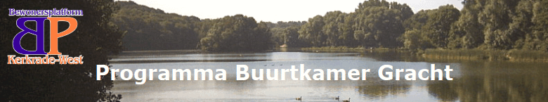 Programma Buurtkamer Gracht